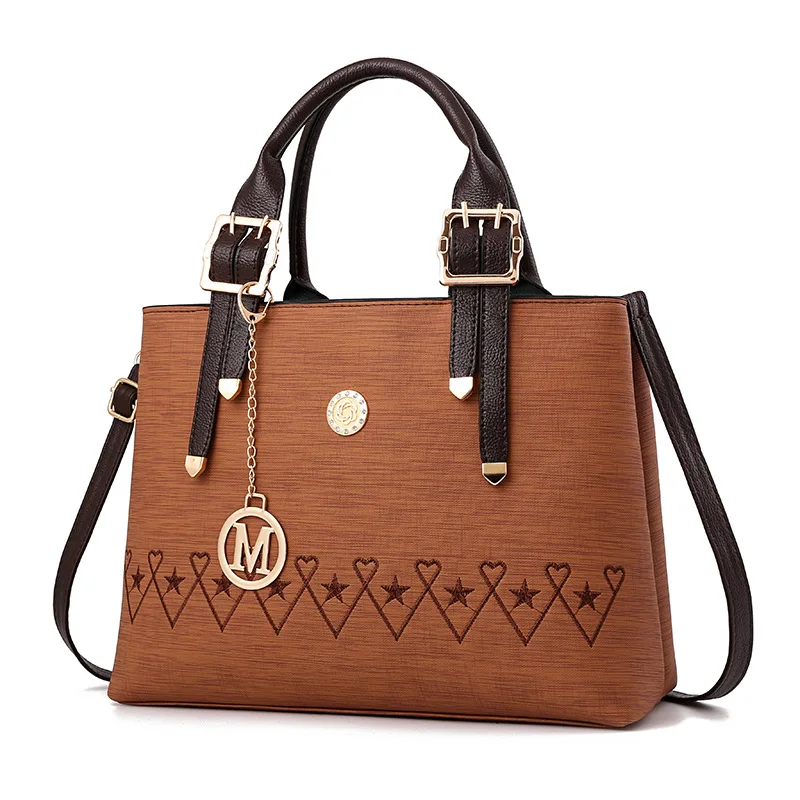 100% женские сумки из натуральной кожи 2019 Новая мода дамские модные атмосферные