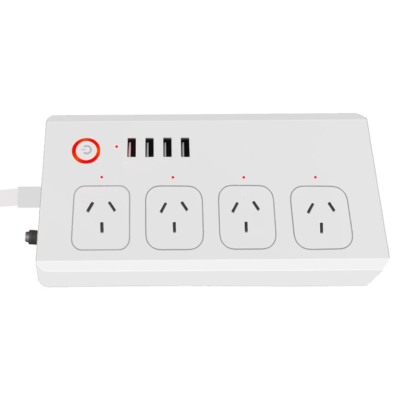 Lonsonho Wifi смарт-Мощность полосы 1,5 м Аргентина австралийская AU вилка розетка USB Независимый Управление приложение Tuya Alexa Google Home