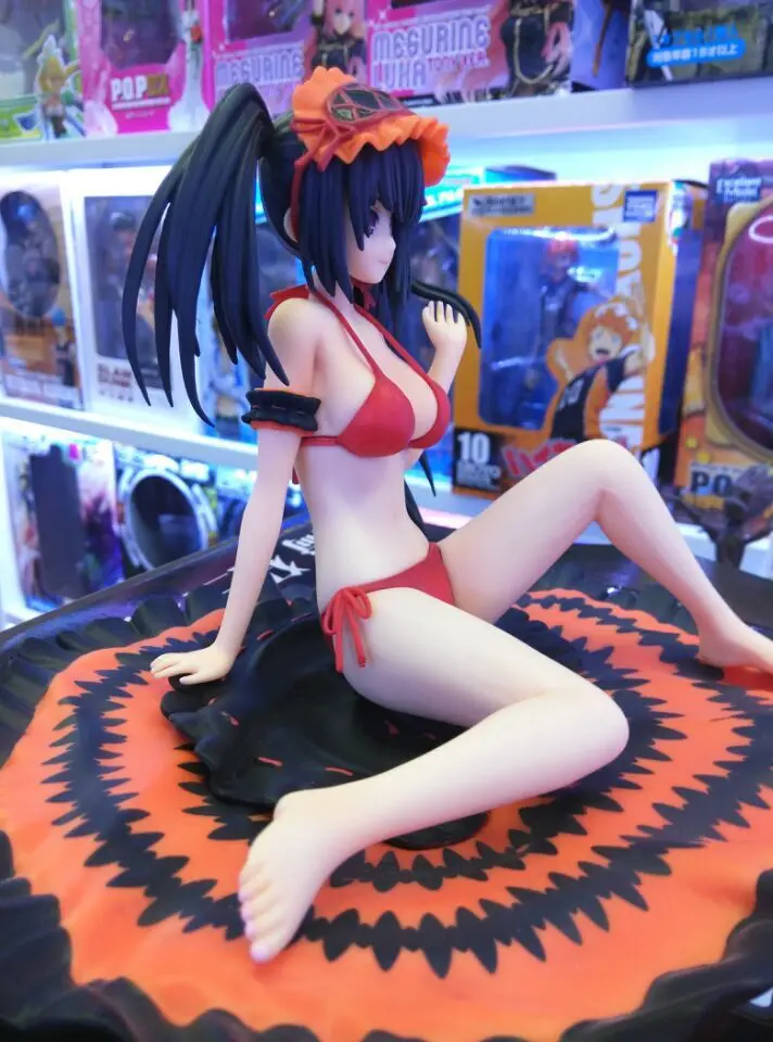 18 см аниме Дата живой кошмар Tokisaki Kurumi купальник 1/8 масштаб фигурка ПВХ Модель