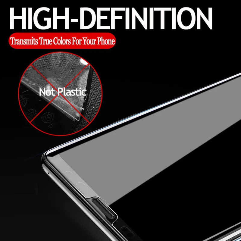 9D UV Liquid Curved Full Glue Tempered Glass For Samsung Galaxy S8 S9 Plus Note 8 9 S7 Edge Cover Screen Protector | Мобильные