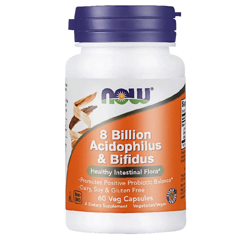 

Free shipping 8 billion Bifidobacterium acidophilus, dairy products soy gluten-free 60 vegetarian capsules