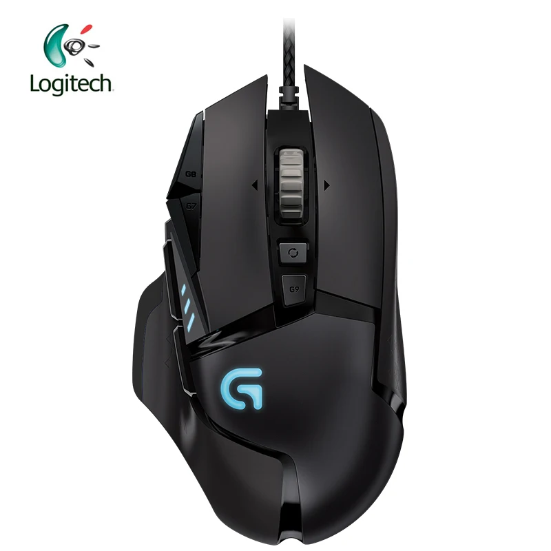 Игровая мышь logitech mouse G502 HERO/G102 с движком HERO 16K dpi LIGHTSYNC RGB программируемая