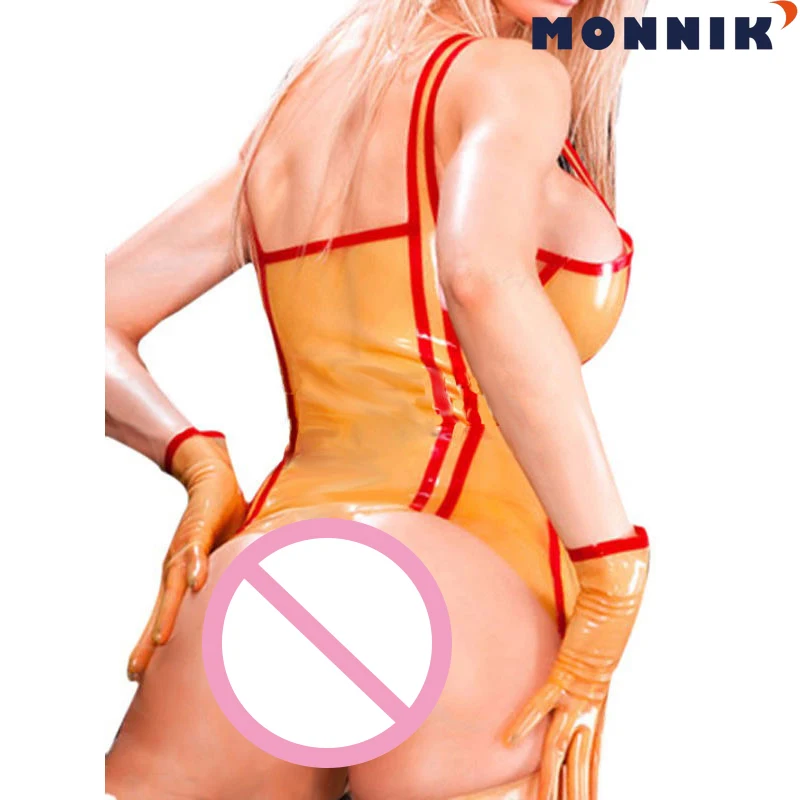 Женское нижнее белье из латекса MONNIK latexSexy Gummi 0 4 мм|Женское и боди| |