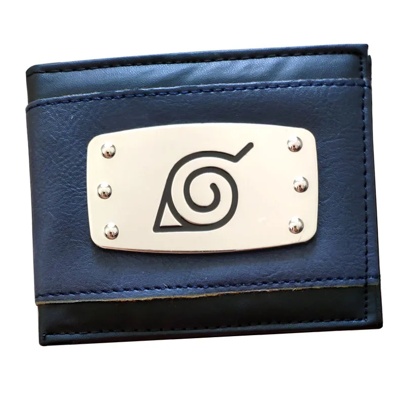 Аниме Кошелек Ураганные Хроники Скрытая лист ниндзя повязка на глаза для косплея