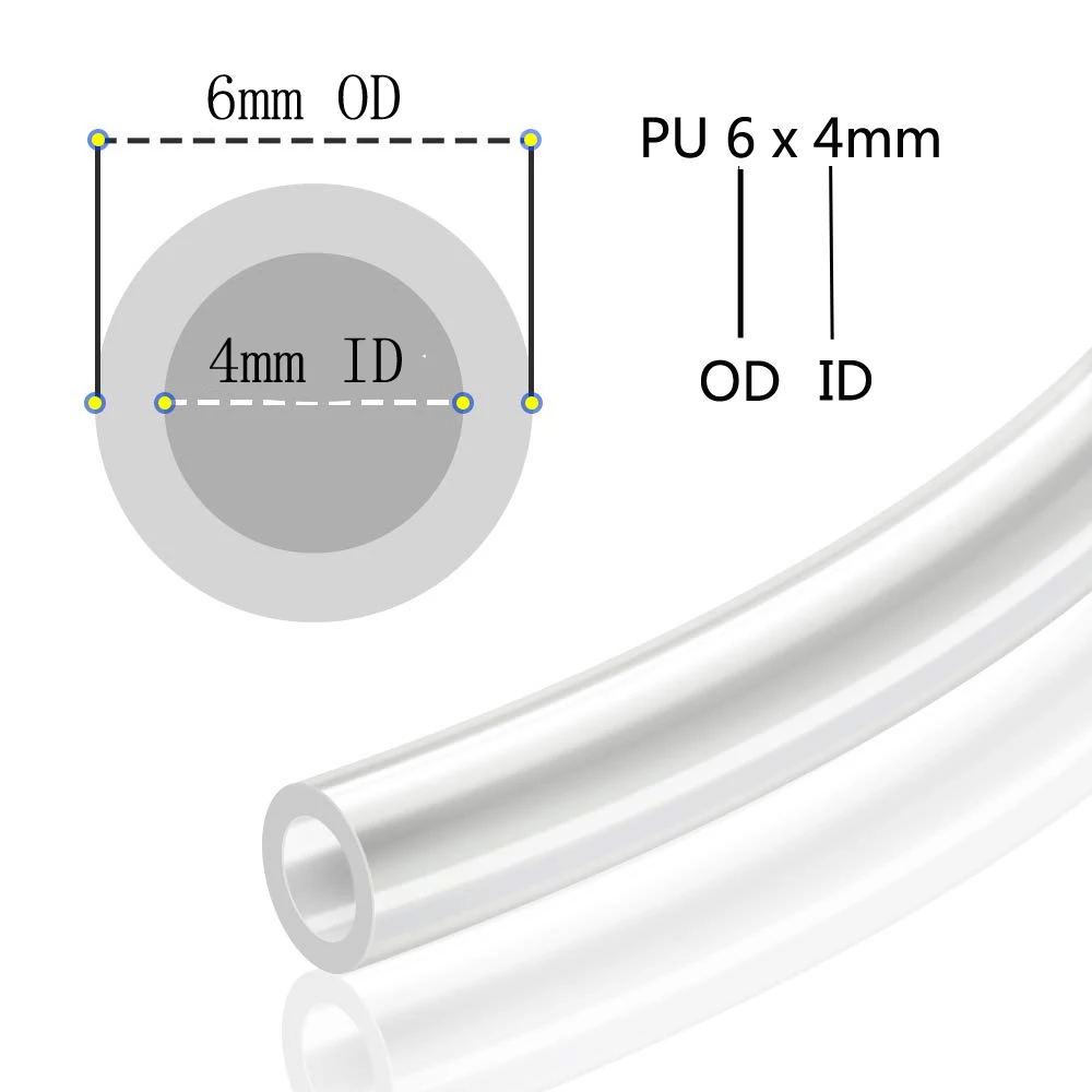 Пневматический шланг полиуретановая труба для компрессора 10 м 4 мм 6 8 12 14 16 8x5 12x8 |