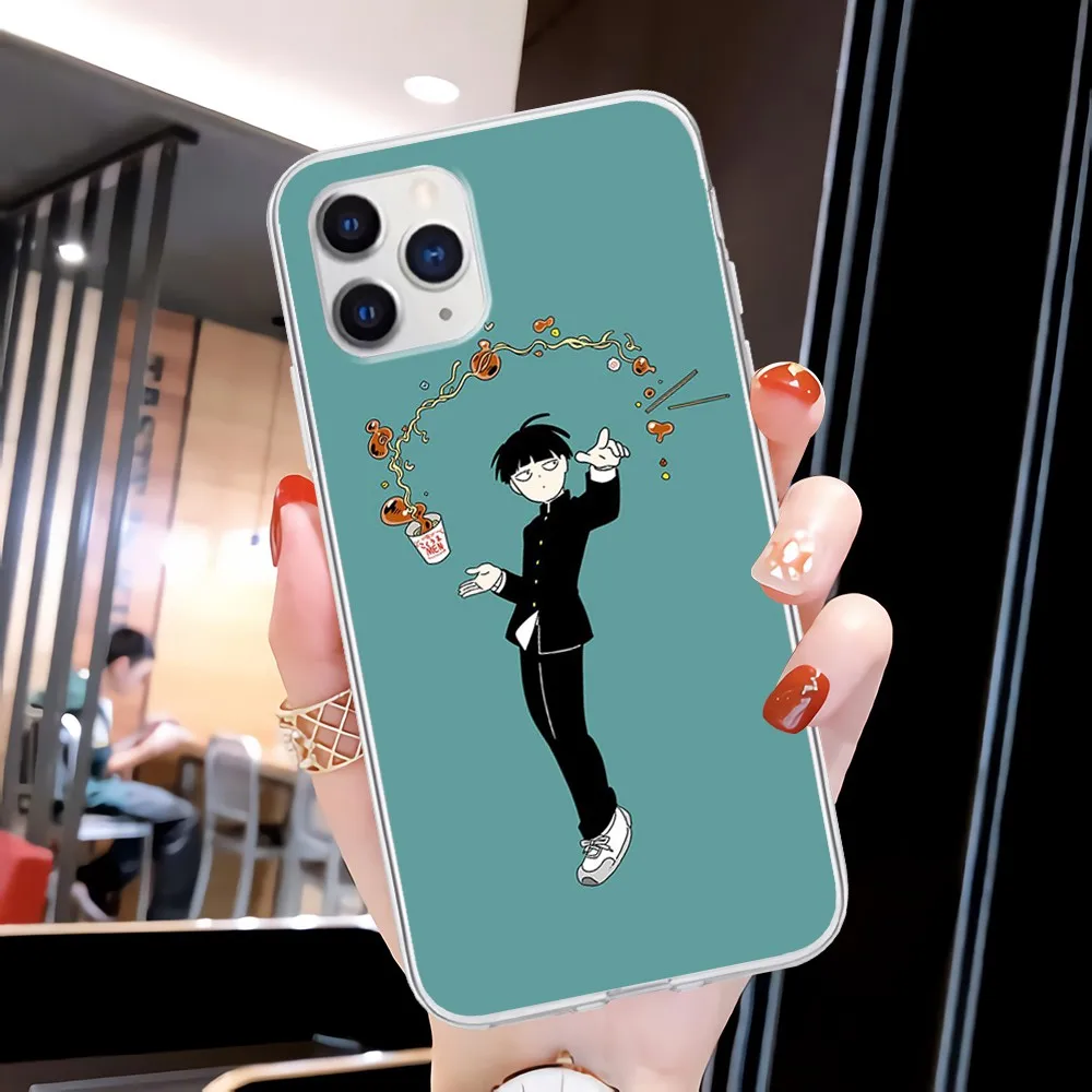 

Mob Psycho 100 Shigeo Kageyama Transparent Mobile Phone Case For Samsung Galaxy A21S A71 S8 S9 S10 Plus Lite S20 Note 20 Ultra