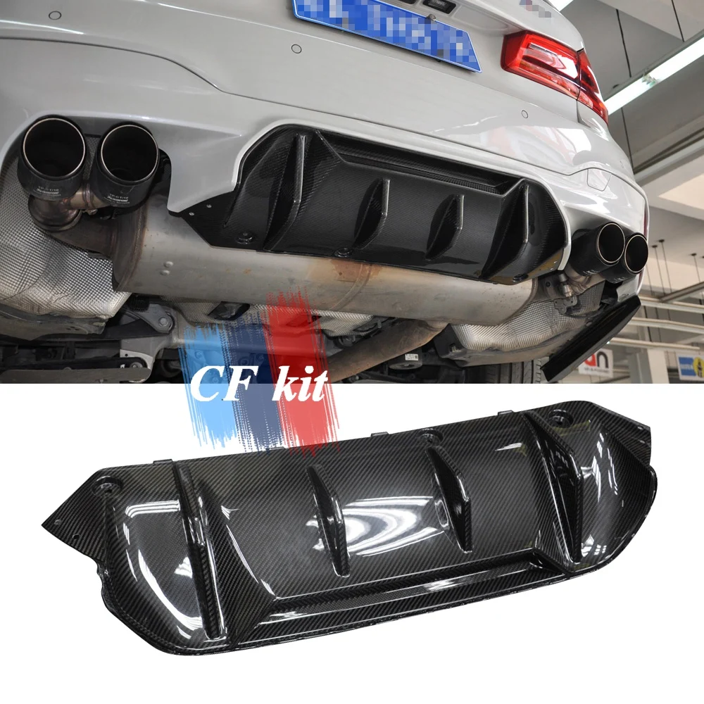 Для M5 диффузор из углеродного волокна задний бампер спойлер для BMW 5 серии F90