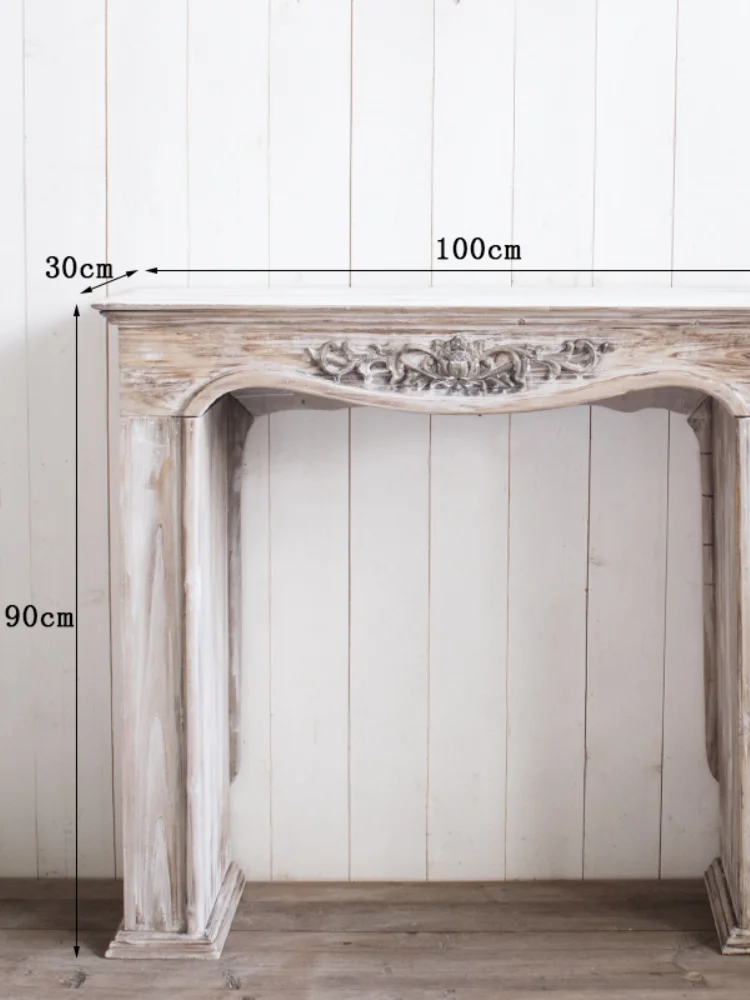 Ремесленное Ретро винтажное украшение для камина из дерева | Строительство и