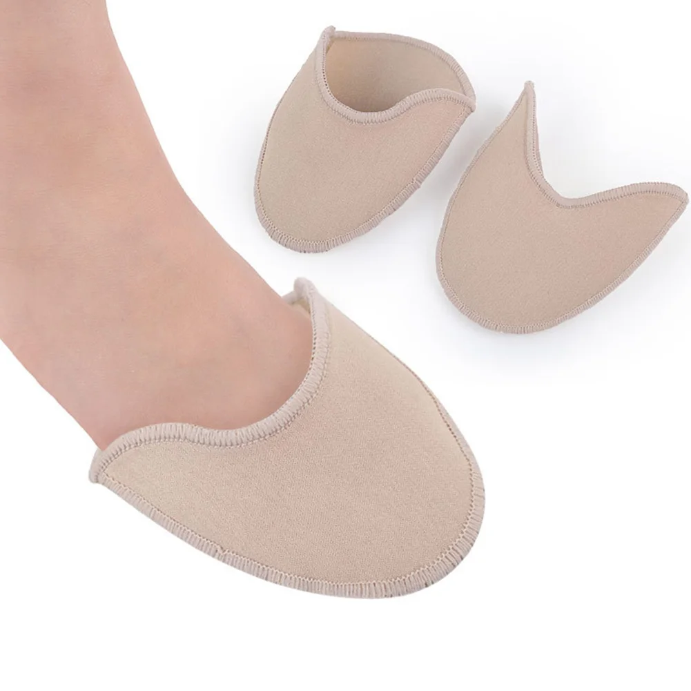 

1 Pair Insoles Foot Protector Toe Pads Forefoot Relieve Pain SEBS Soft Half Yard Pointe Ballet Dance Elastic Ballerina Inserts