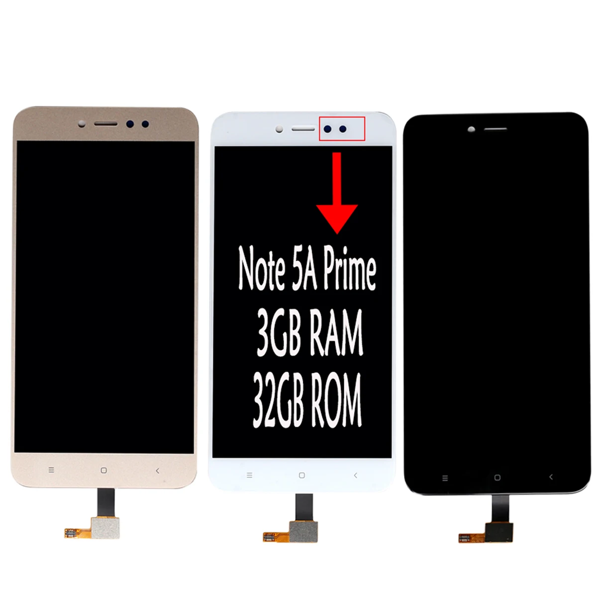 ЖК-дисплей 5 ''для Xiaomi Redmi Note 5A Prime Y1 / Lite сенсорный экран протестирован