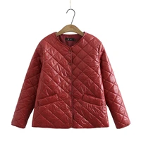 plus size womens parka winter warm 2020new style v neck padded jacket lightweight short down cotton coat
