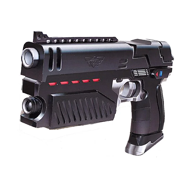 3D Papar модель Судья Дредд пистолет масштаба 1 : огнестрельное оружие ручной работы