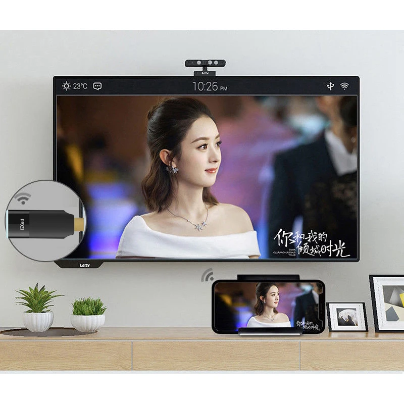 EZCAST 1 2 5G HDMI HD tv Dongle HD беспроводной WiFi Miracast Airplay DLNA tv Stick дисплей видео адаптер для iPhone 11 X iOS Android