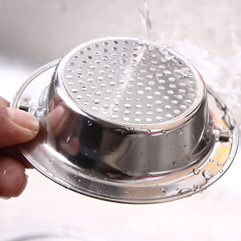 

New Stainless Steel Sink Strainer Shower Floor Drain Bathroom Plug Trap Hair Catcher Kitchen Sink Filter Floor Cover Drainage