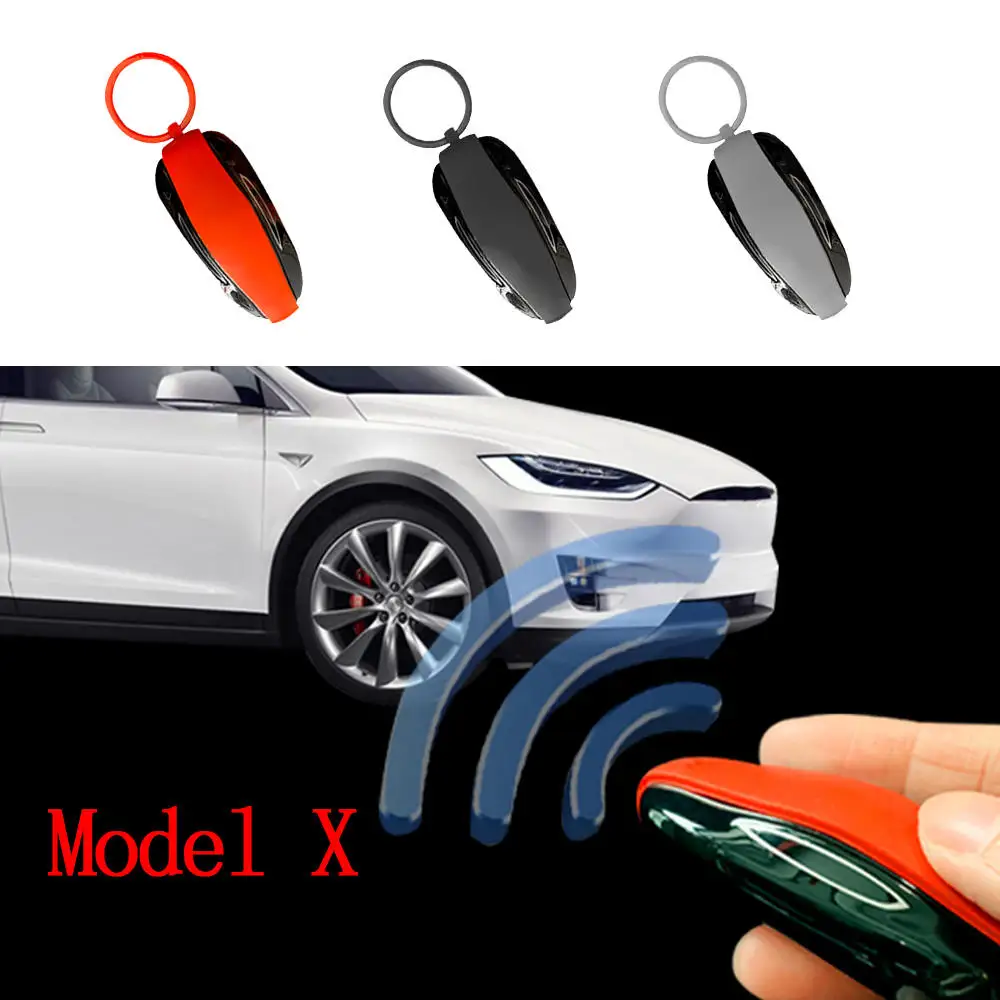 Силиконовый резиновый защитный чехол для ключа Tesla Model X|Футляр автомобильного