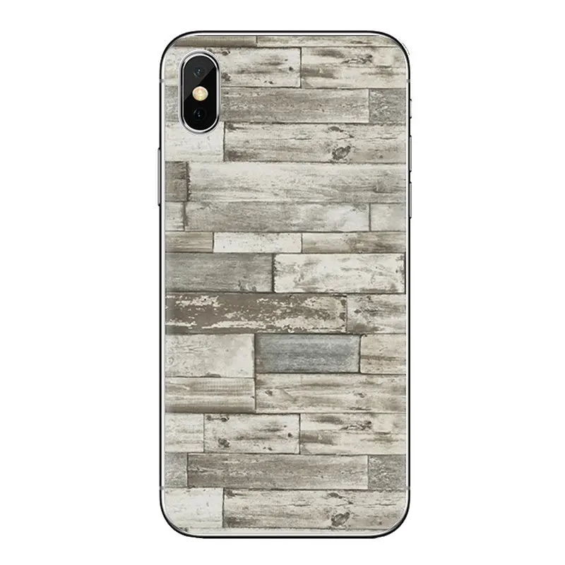 Пастельный Деревянный Цветной блокирующий узор мягкий ТПУ чехол для телефона iPod