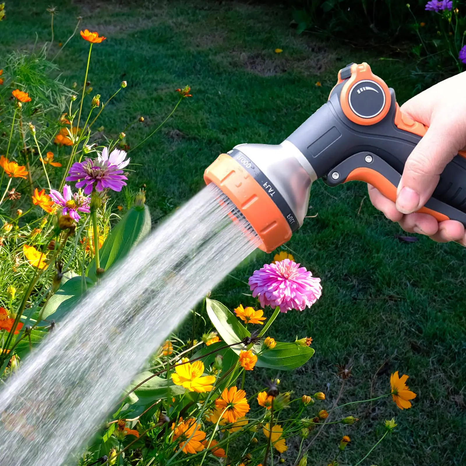 6 шт./компл. садовый водный пистолет набор 8 узор ручной высокого Давление