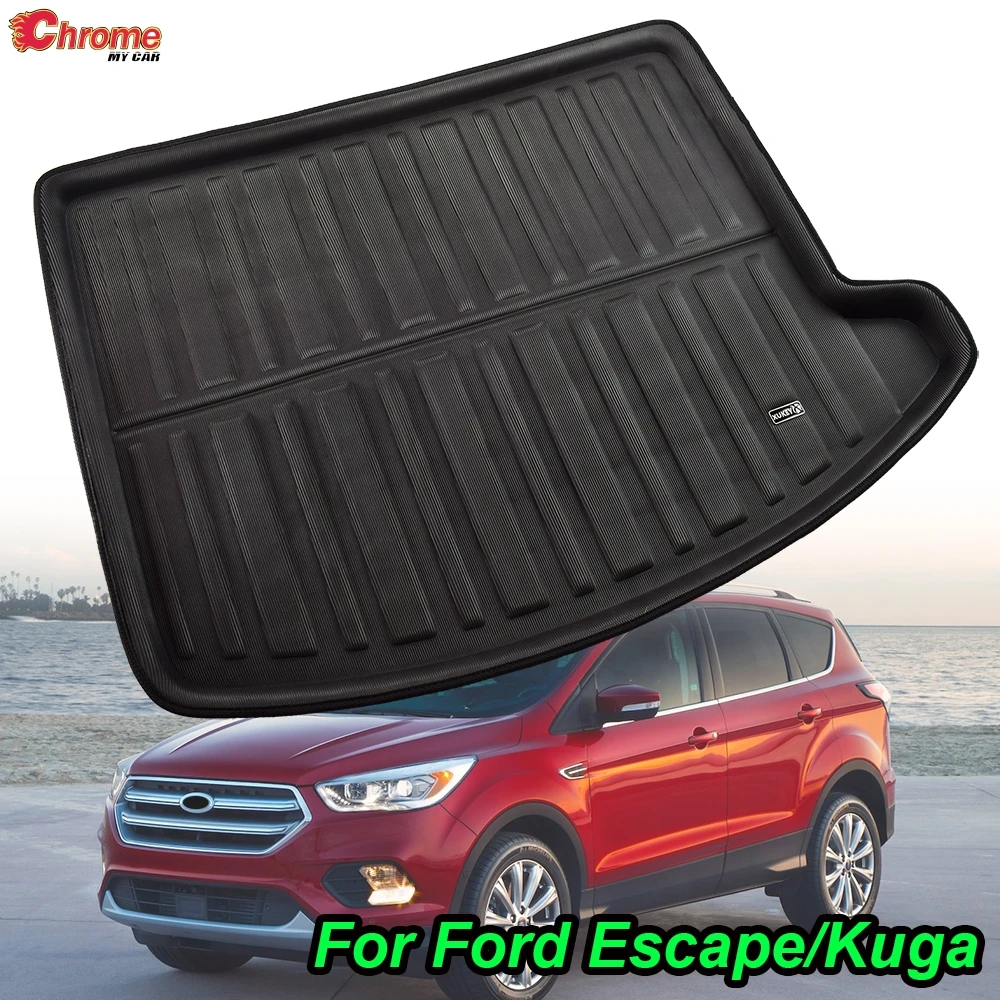 Для Ford Escape Kuga 2013 2014 2015 2016 2017 2018 коврик для сапог задний багажник лайнер грузовой