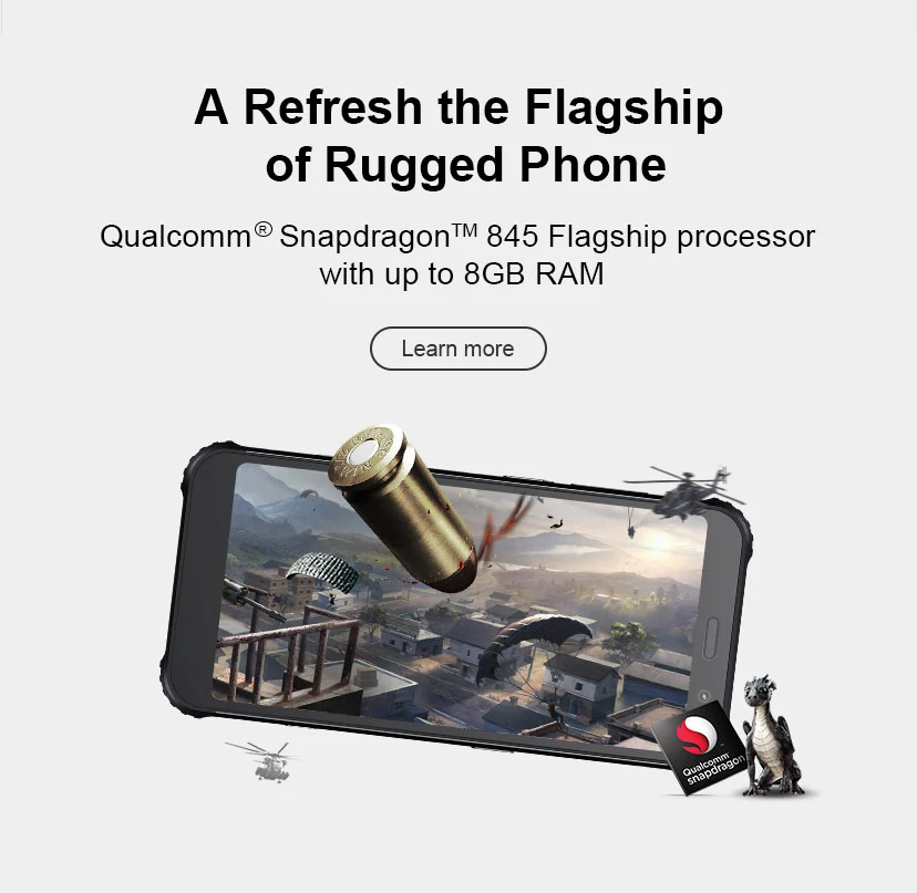 AGM X3 прочный MIL-STD смартфон 8G+ 256G SDM845 Восьмиядерный 5,99 ''24MP камера двойной бокс динамик водонепроницаемый телефон NFC Android 8,1