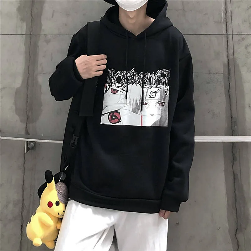 Harajuku аниме толстовки Амин пуловер Толстовка в стиле хип хоп Уличная осень с