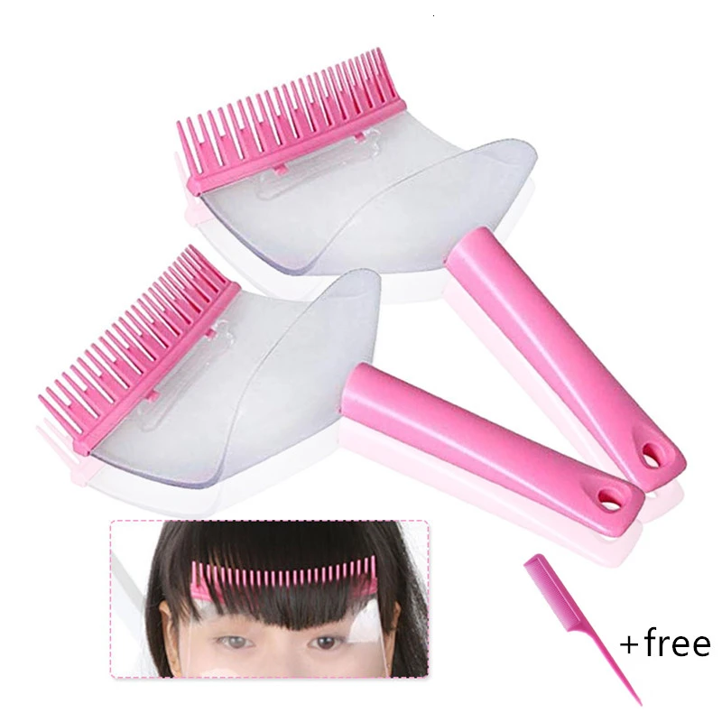 Черная розовая модная профессиональная челка сделай сам зажим для стрижки волос