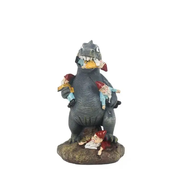 

Dinosaur eat elf dwarf resin crafts home decoration garden decoration