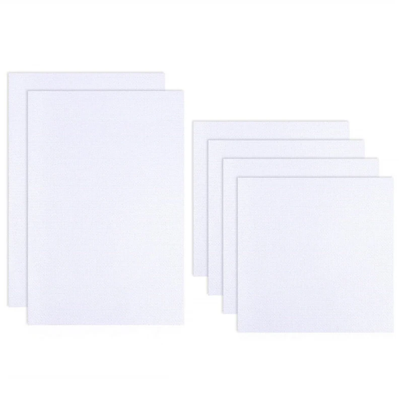 Практичная вышивка крестиком ручная работа белая вышитая ткань 14CT punto de cruz