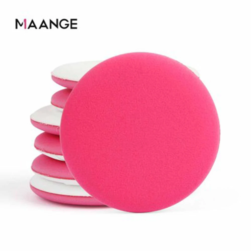 

7 шт. Портативный Мягкий косметический слойка Профессиональный круглый Форма лица Чистка для лица и тела, пудры, основы, буфами на рукавах ос...