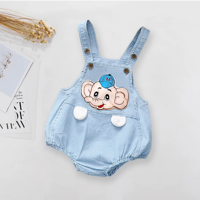 

IENENS Newborn Bodysuit Infant Boy Girl Jumper Clothes Baby Romper Suit Summer Toddler Jumpsuit Cartoon Cotton Backless Outfits