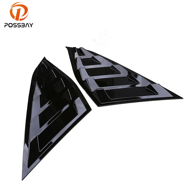 Решетка Оконная Автомобильная POSSBAY матовая черная/глянцевая черная/углеродная