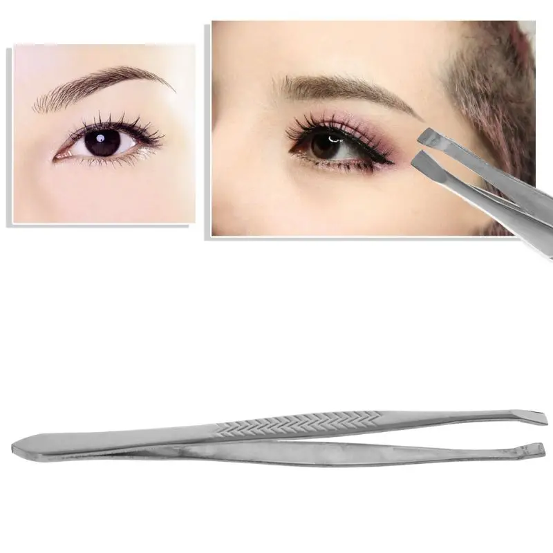 Профессиональный пинцет для бровей из нержавеющей стали инструмент снятия