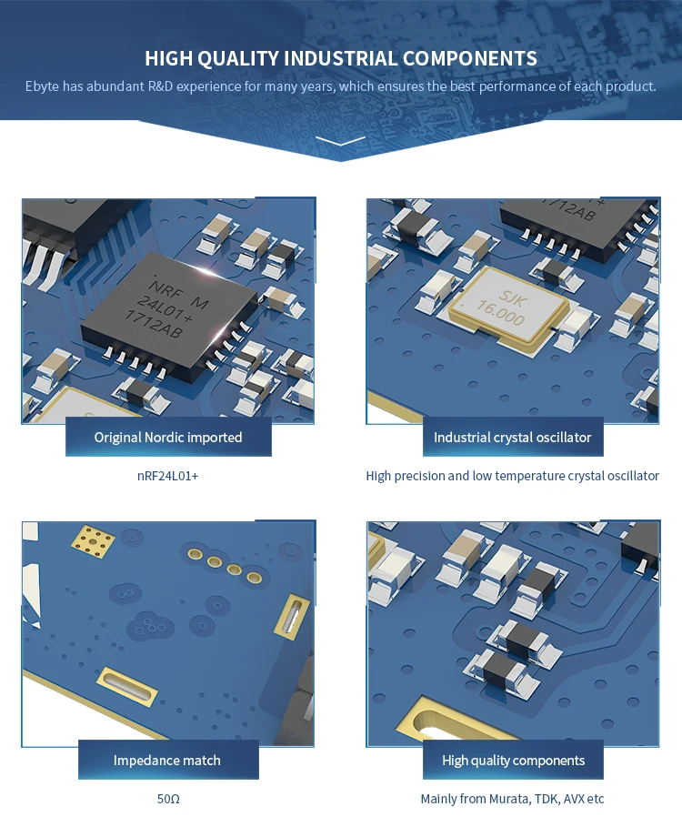 2,4 GHz nRF24L01 PA дальний беспроводной радиочастотный модуль CDSENET E34-2G4H20D 2500m FEC 2,4G передатчик приемник nRF24L01P приемопередатчик