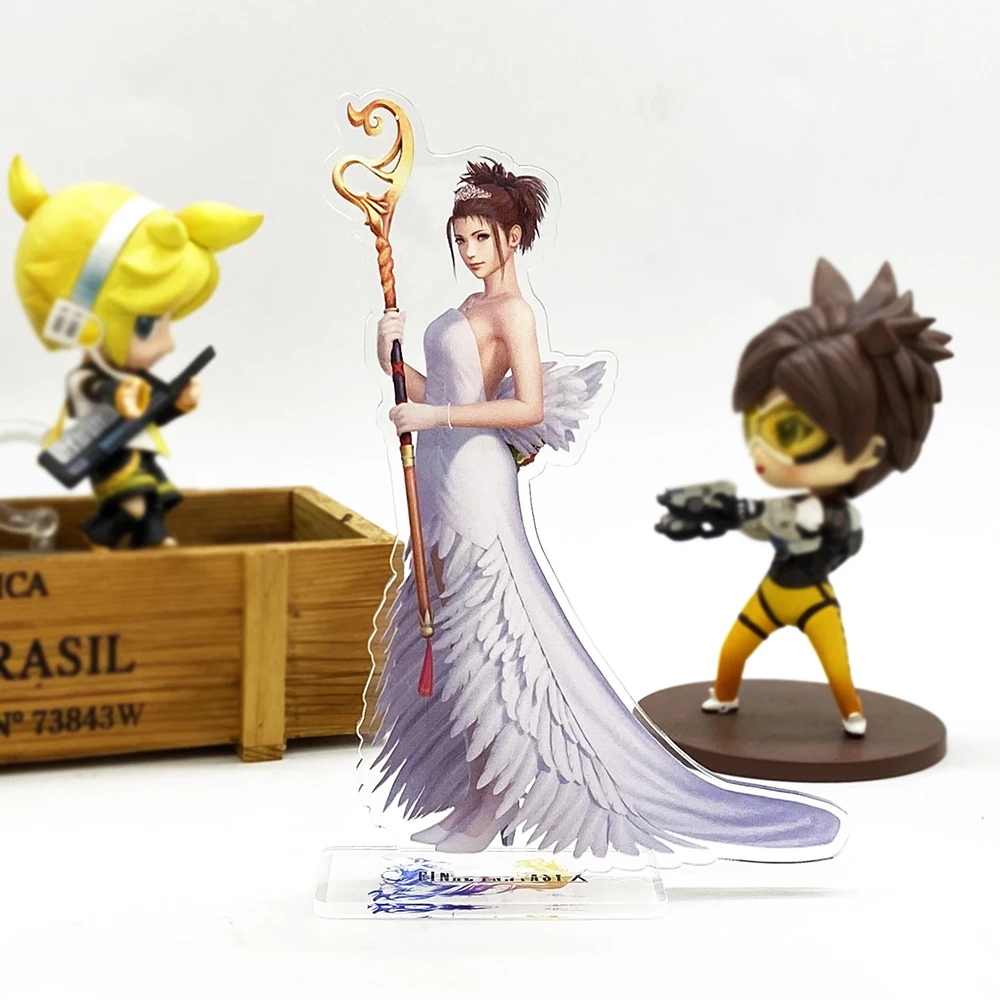 F Fantasy FF10 X 10 Yuna свадебное платье HM фигурка на акриловой подставке модель пластина