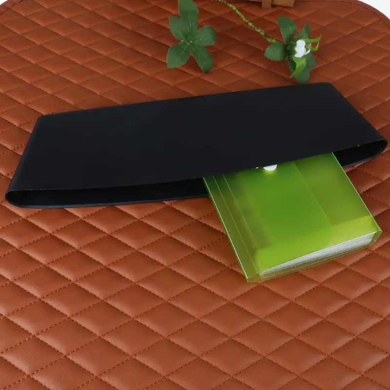 Черный органайзер для автомобильного сиденья стильный шов автомобиля сумка