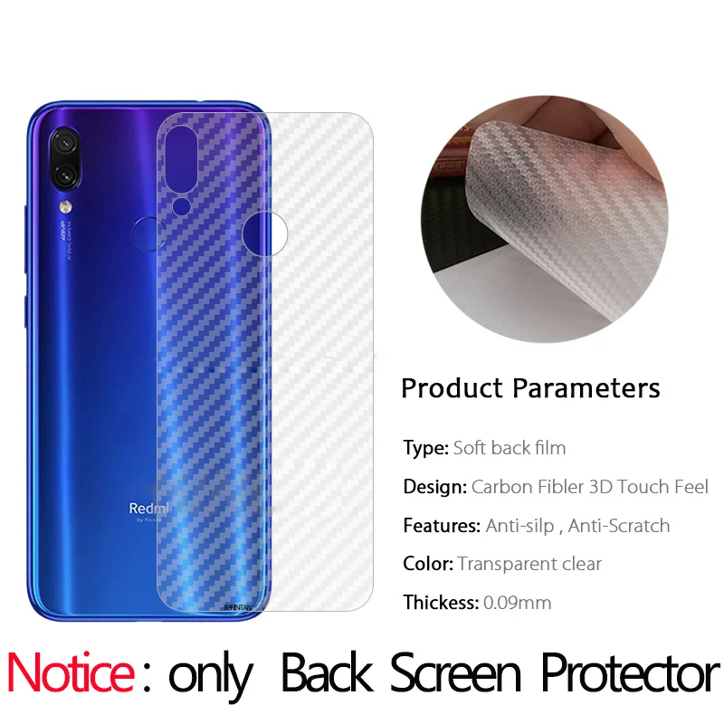 Back Glass Редми нот 7 Передний+ задний защитное стекло для Xiaomi Redmi Note 7 Glass закаленное стекло 2-в-1 redmi note 7 стекло пленка Redmi-Note-7 Стекло редми ноут 7 ксиоми редми ноут 7 стекло на redmi note 7 стекло - Цвет: Back Glass