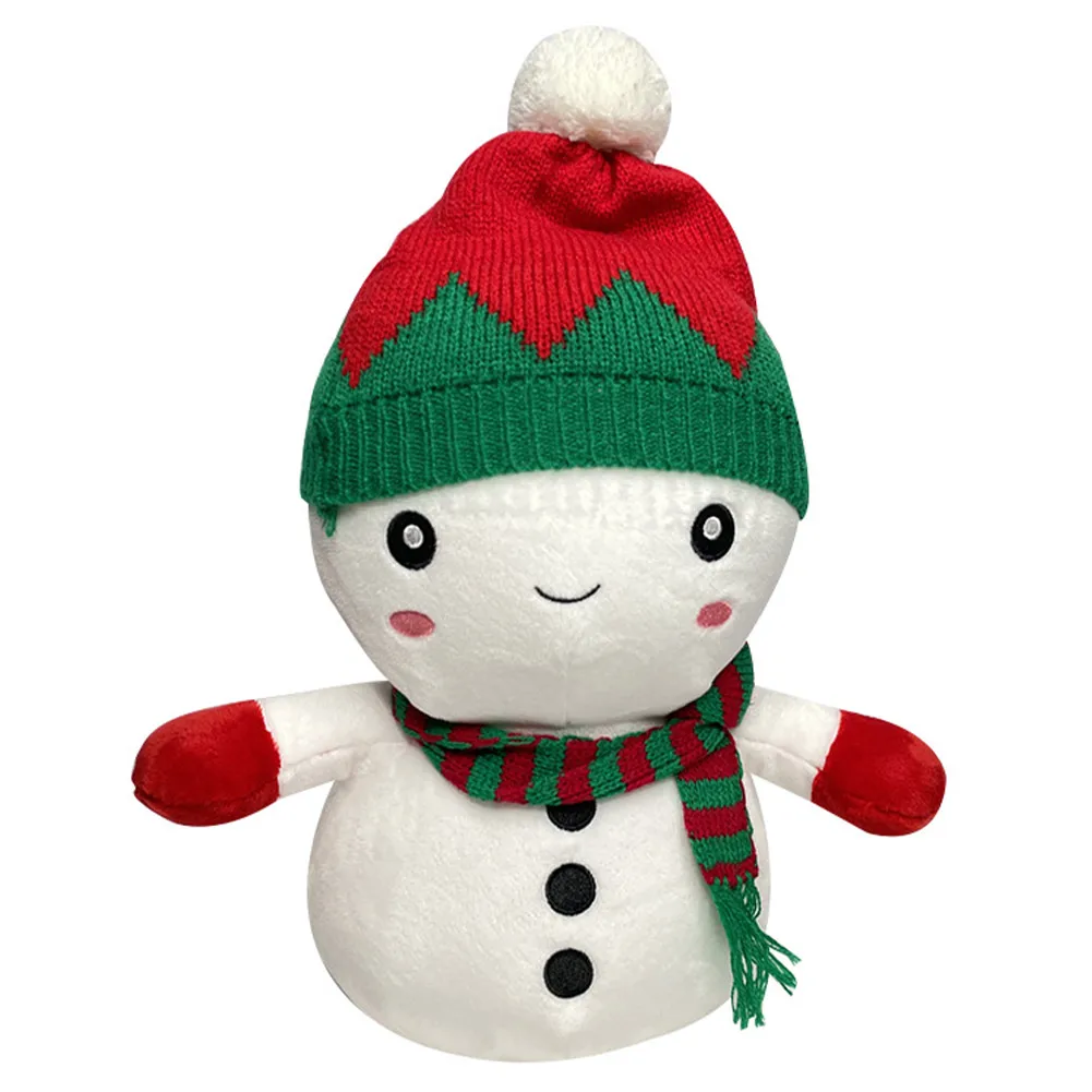 Рождественский лось снеговик плюшевые игрушки Мультяшные мягкие набивные куклы