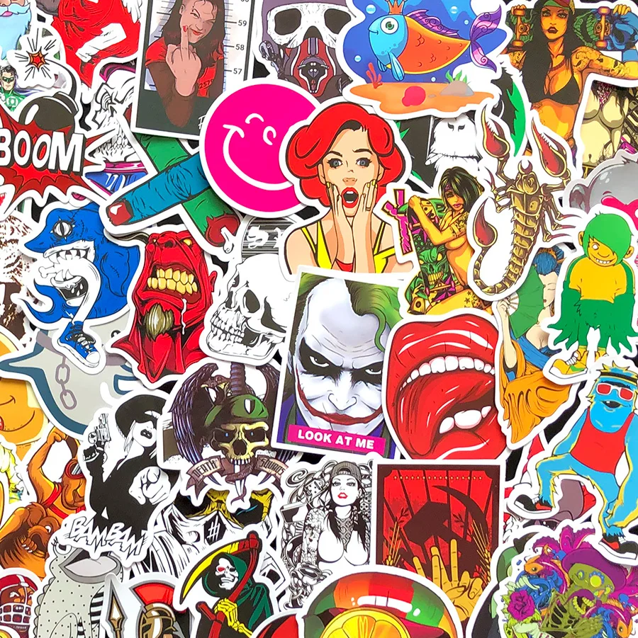 100 шт./лот классический логотип стикер s ноутбук велосипед автомобиль Амина