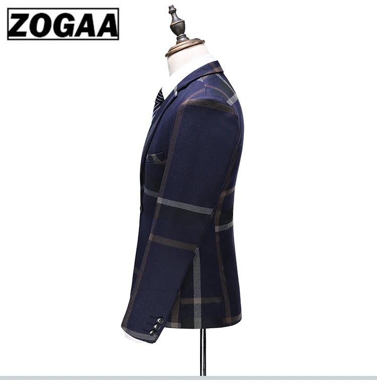 Мужская городская мода высокого класса на заказ британский плед свадьба банкет