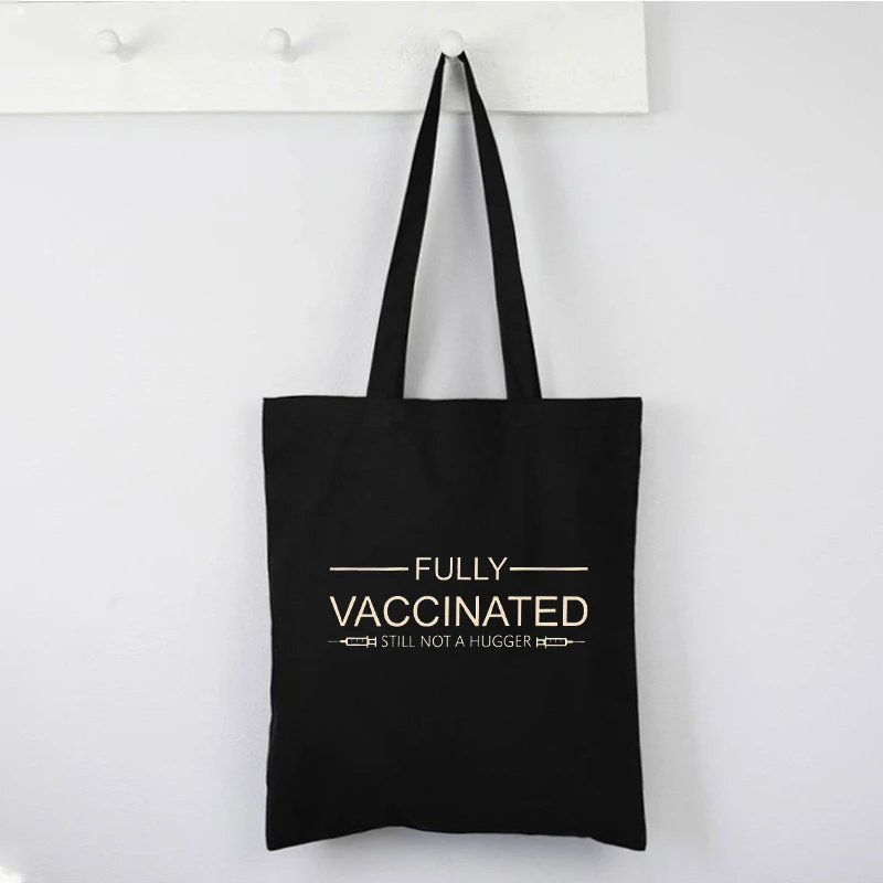 

Fully Vaccinated Still Not A Hugger Shirt Vaccinated Graphic Tees Women Streetwear Vaccine Aesthetic Clothing Women Tees XXL