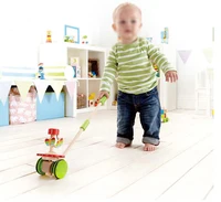 toddler infant carts baby toy Wooden Pull Car Wheel Toy Animal Butterfly Baby Toddler Infant Carts Baby Learn To Walk