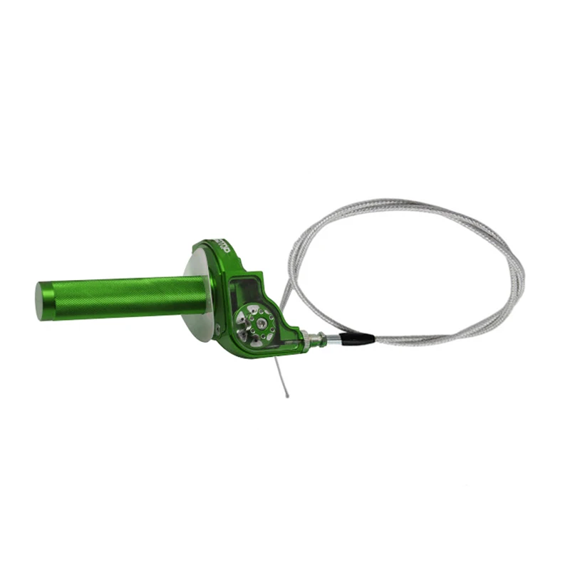 green ZSDTRP мотоциклетные части CNC Алюминиевые Acerbs дроссельной заслонки ручка Быстрый Твистер дроссельной заслонки кабель грязи ямы велосипеды ATV UTV 7/8 ''22 мм Handbar - Цвет: green