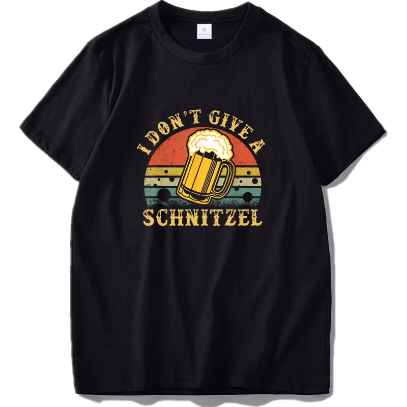 Октоберфест немецкая пивная Футболка I Don't Give A Schnitzel 100% хлопок высокое качество