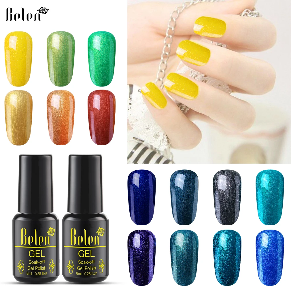 Гель для ногтей Belen Полупостоянный УФ гель 8 мл|Лак ногтей| |