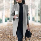 Женское длинное пальто Duzeala, осенне-зимнее пальто большого размера, 2021