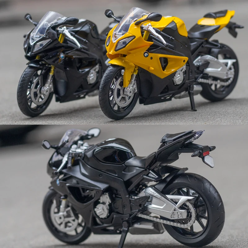 

HOBEKARS 1:12 Diecast Model Toys Motorcycle S1000RR Simulation Superbike Alloy Matel Racing For Decoration Collection Gifts