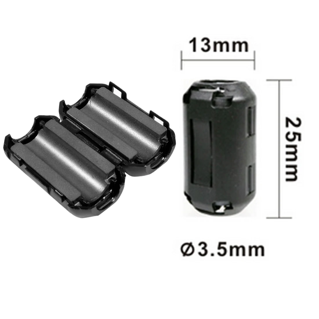 USB WiFi антенна Аудио кабель 5 шт. ферритовый сердечник шнур кольцо дроссель шарик RFI