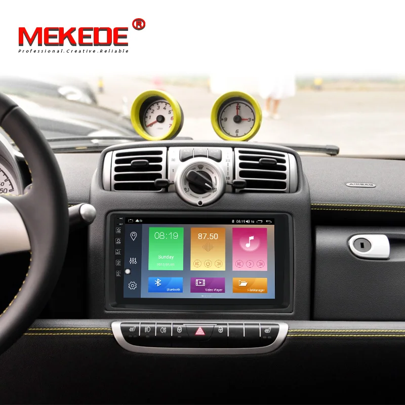 Android 2.5D IPS Автомобильный мультимедийный плеер для Smart Fortwo W451 2006 ~ 2009 навигатор GPS