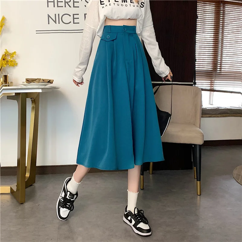

Skirt Women's Korean-Style High