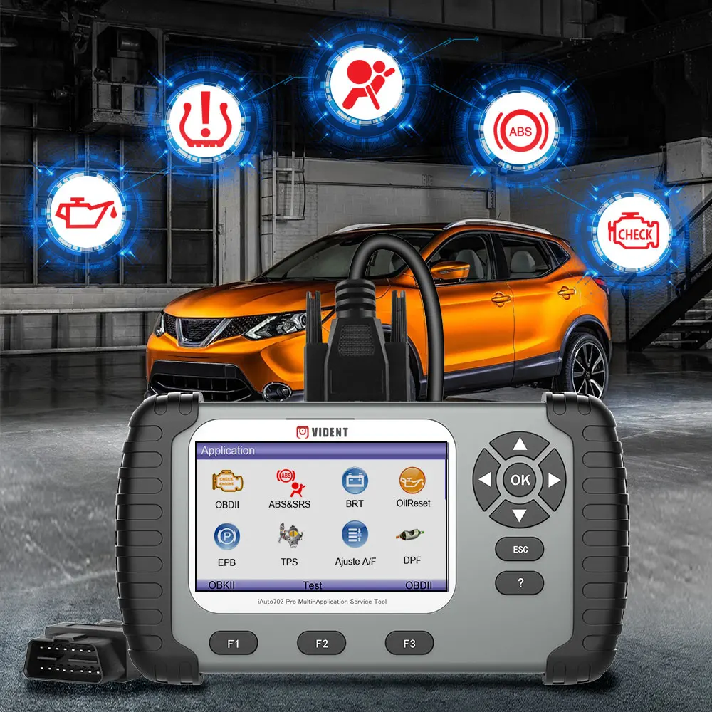 VIDENT iAuto 702Pro мультиаппликаторный Сервис Поддержка ABS/SRS/EPB/DPF обновление до 19 Maintenances