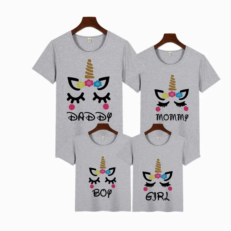 Одинаковая семейная одежда Mouse Ear для мамы и меня футболка с коротким рукавом